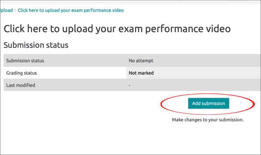 Trinity Digital Exam Steps