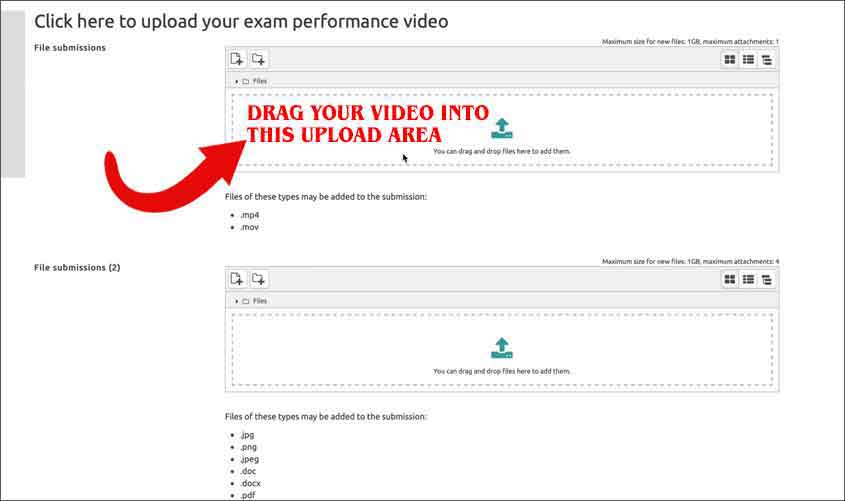 Trinity Digital Exam Steps