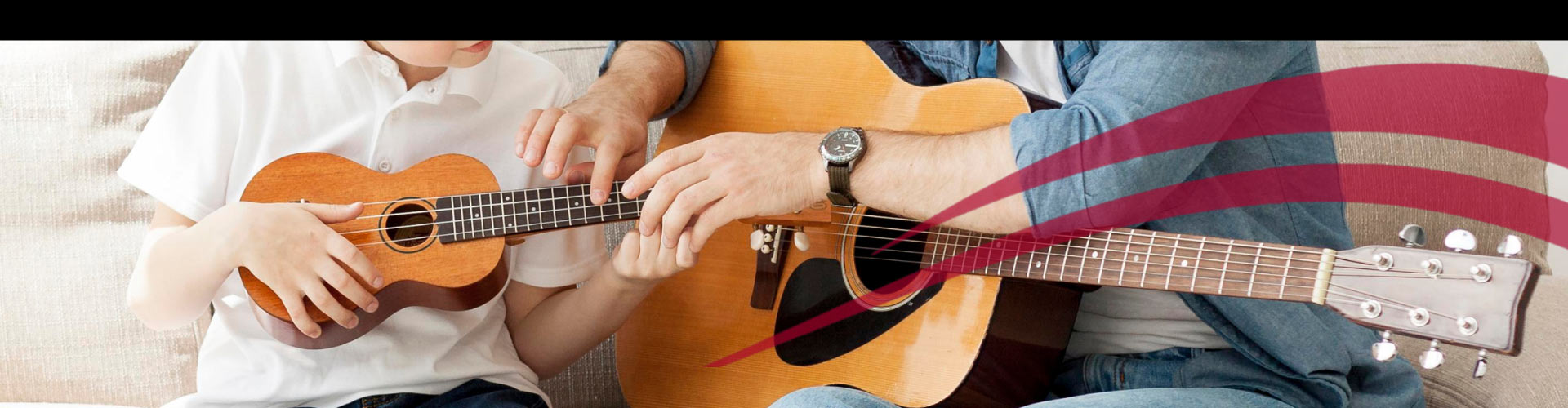 Guitar and Ukulele