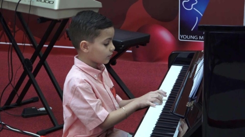 Piano Student At Young Musician Music Institute