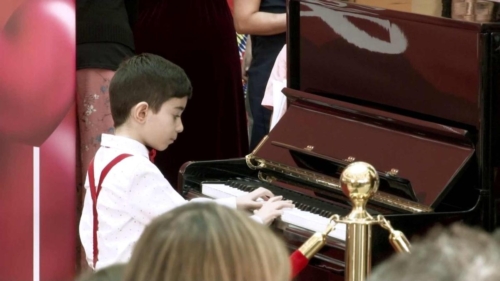 Piano Student At Young Musician Music Institute