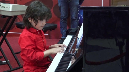 Piano Student At Young Musician Music Institute