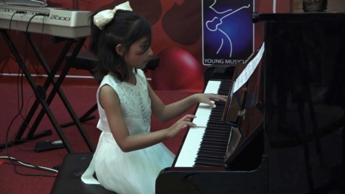 Piano Student At Young Musician Music Institute