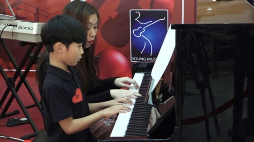 Piano Student At Young Musician Music Institute