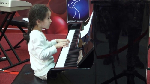 Piano Student At Young Musician Music Institute