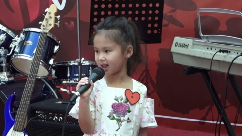 Singing Student At Young Musician Music Institute