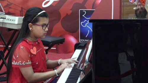 Piano Student At Young Musician Music Institute