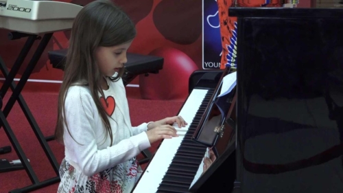 Piano Student At Young Musician Music Institute