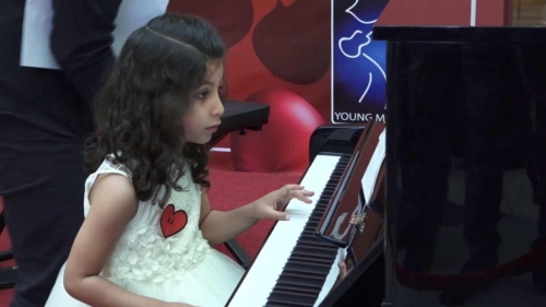 Piano Student At Young Musician Music Institute