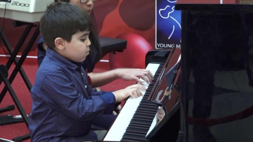 Piano Student At Young Musician Music Institute