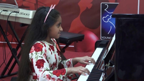 Piano Student At Young Musician Music Institute